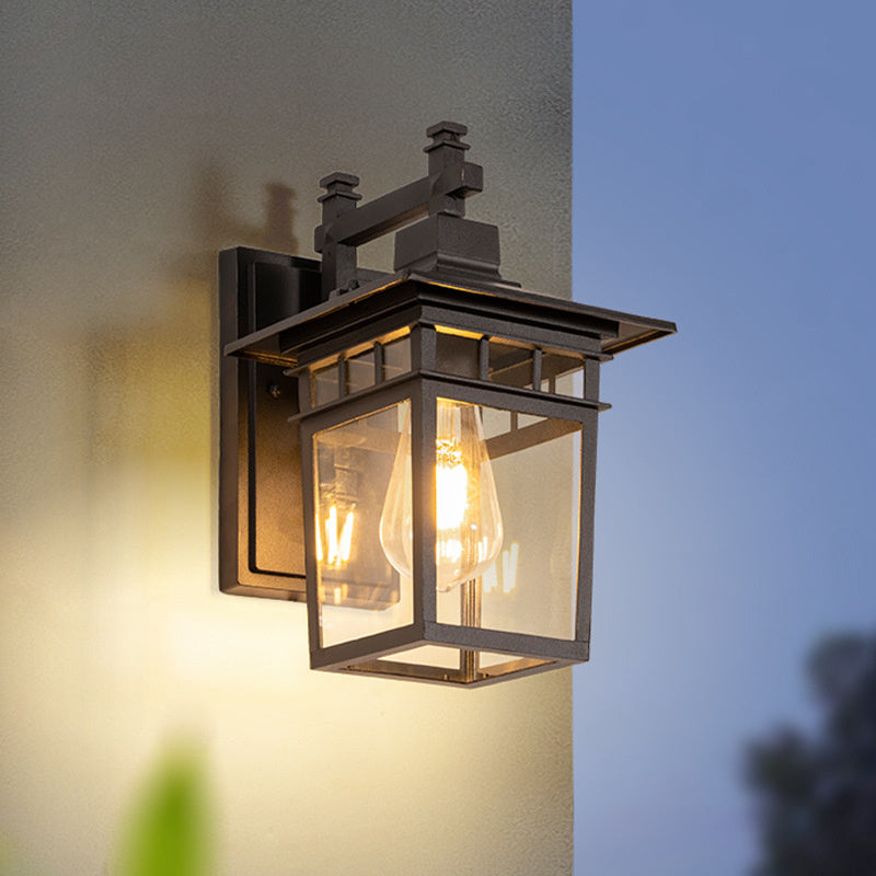 Lantern Metal Outdoor Wall Light Waterproof