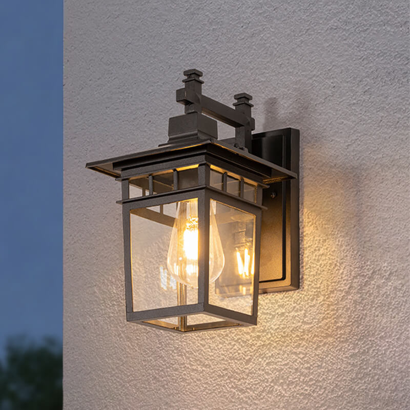 Lantern Metal Outdoor Wall Light Waterproof - Image 2
