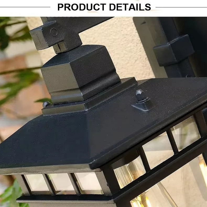 Lantern Metal Outdoor Wall Light Waterproof - Image 5