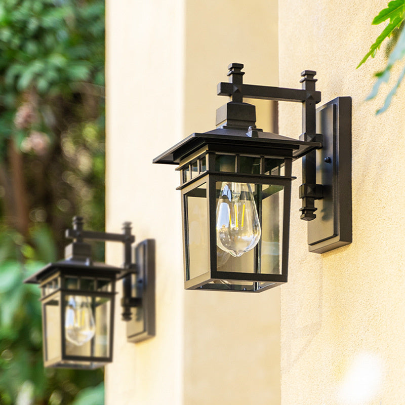 Lantern Metal Outdoor Wall Light Waterproof - Image 6