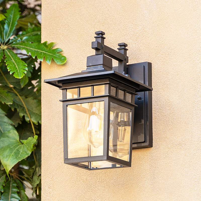 Lantern Metal Outdoor Wall Light Waterproof - Image 7