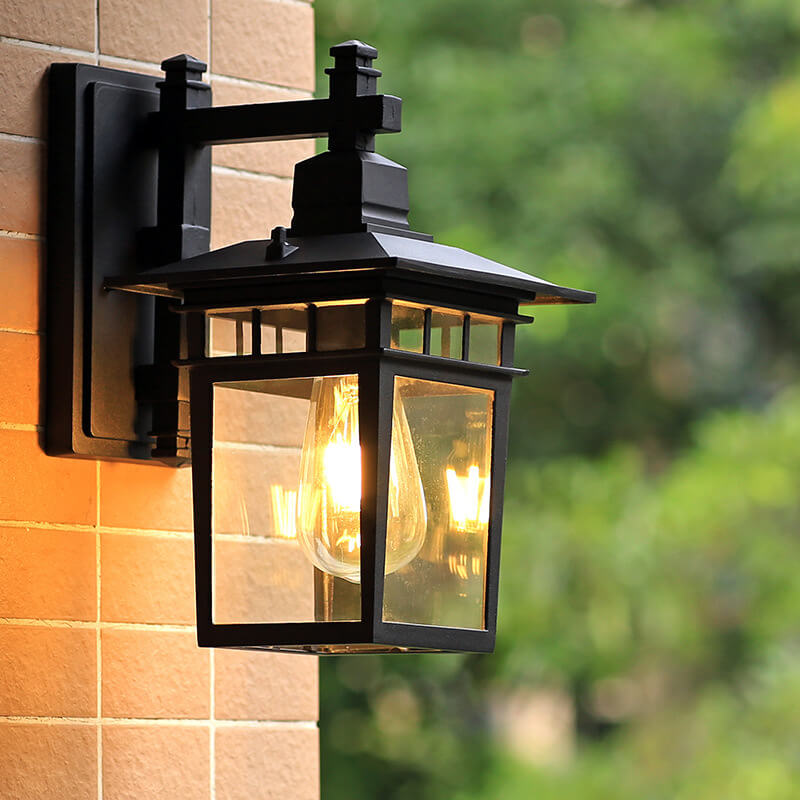 Lantern Metal Outdoor Wall Light Waterproof - Image 8