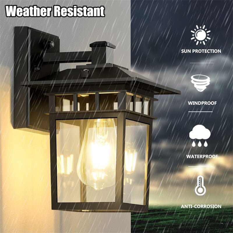 Lantern Metal Outdoor Wall Light Waterproof - Image 9