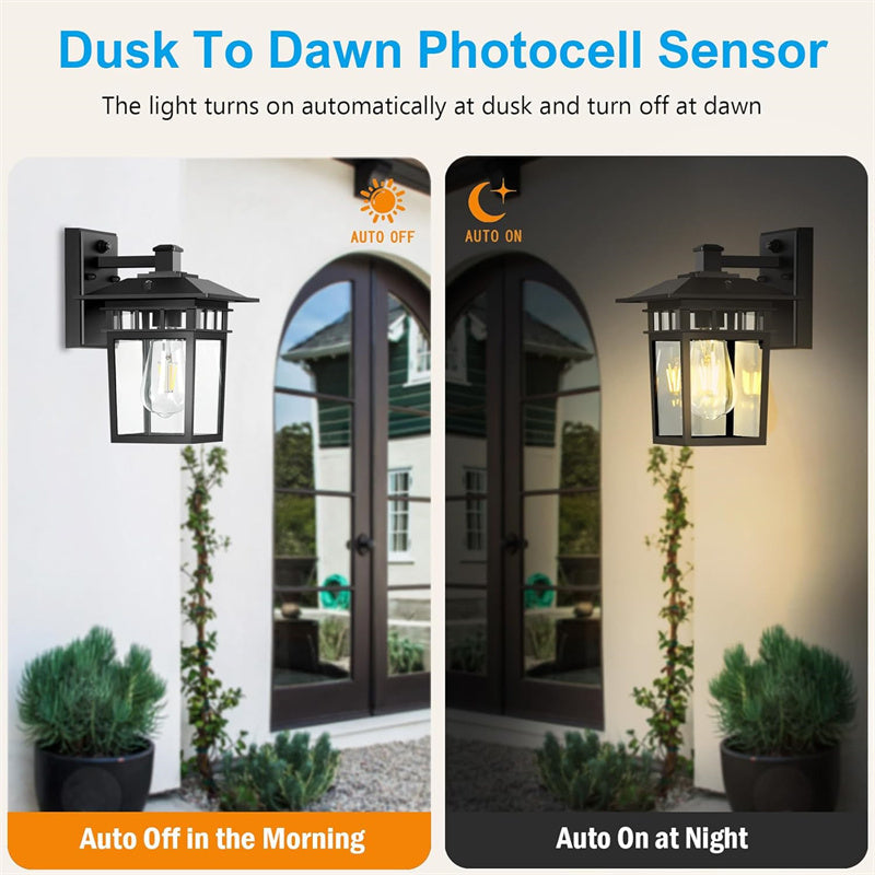 Lantern Metal Outdoor Wall Light Waterproof - Image 11
