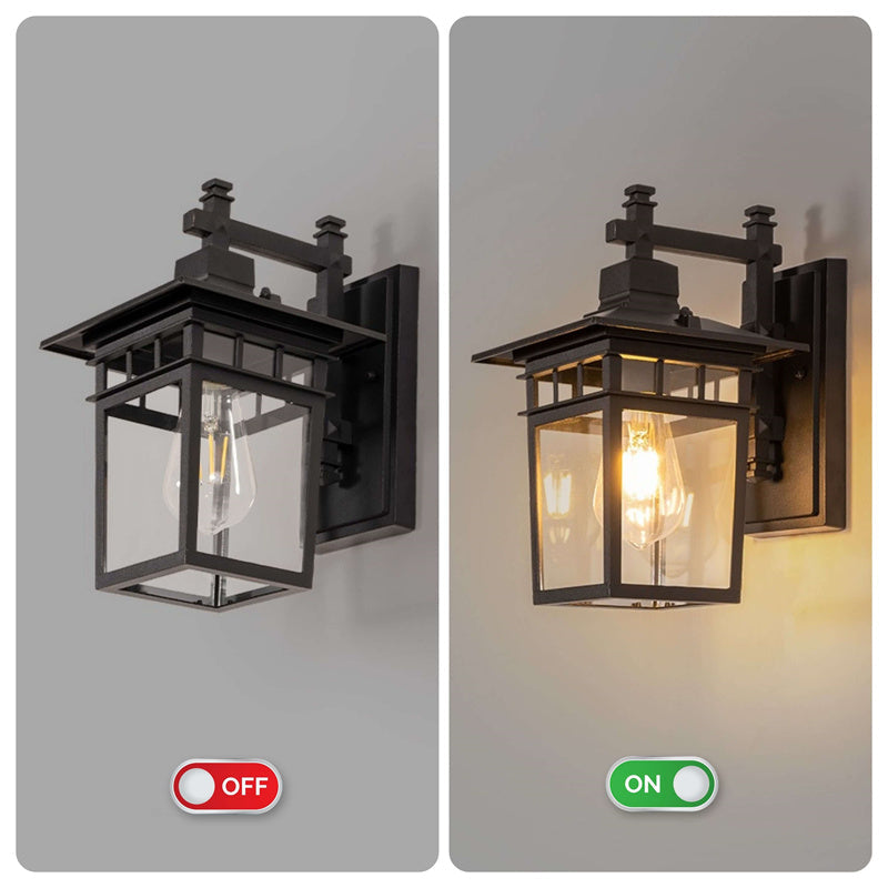 Lantern Metal Outdoor Wall Light Waterproof - Image 12