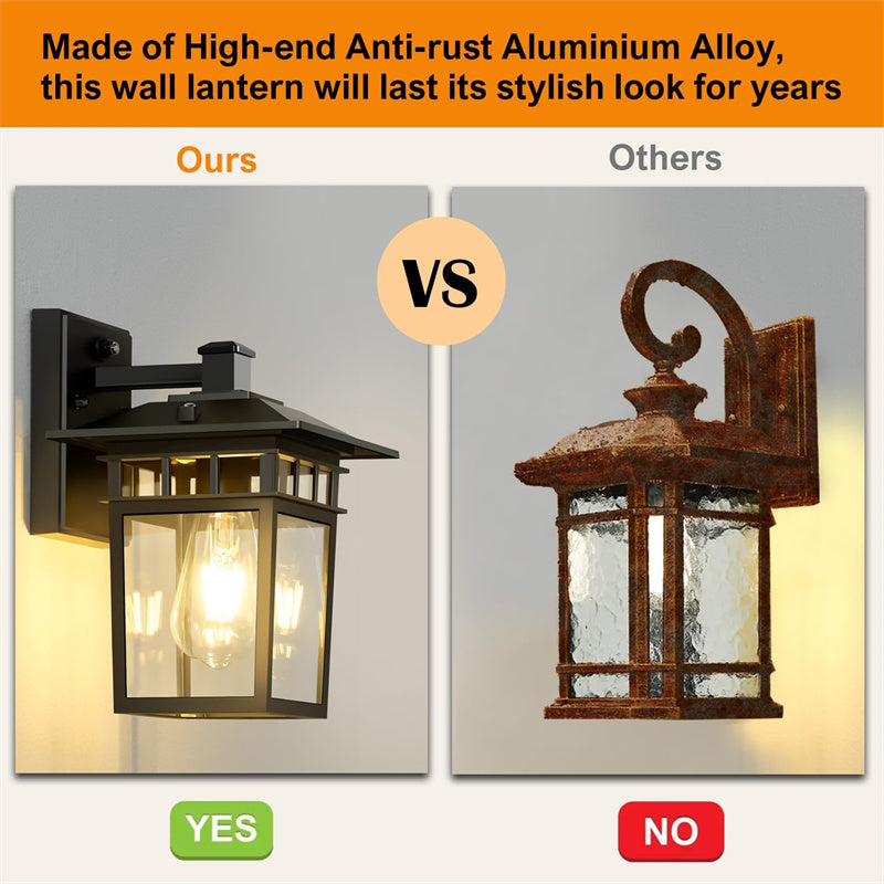 Lantern Metal Outdoor Wall Light Waterproof - Image 13
