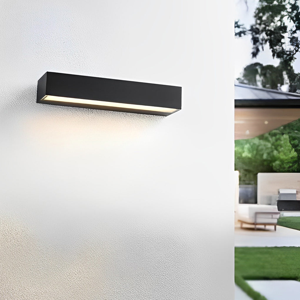 Lumiqor - Applique murale LED extérieure blanc chaud étanche