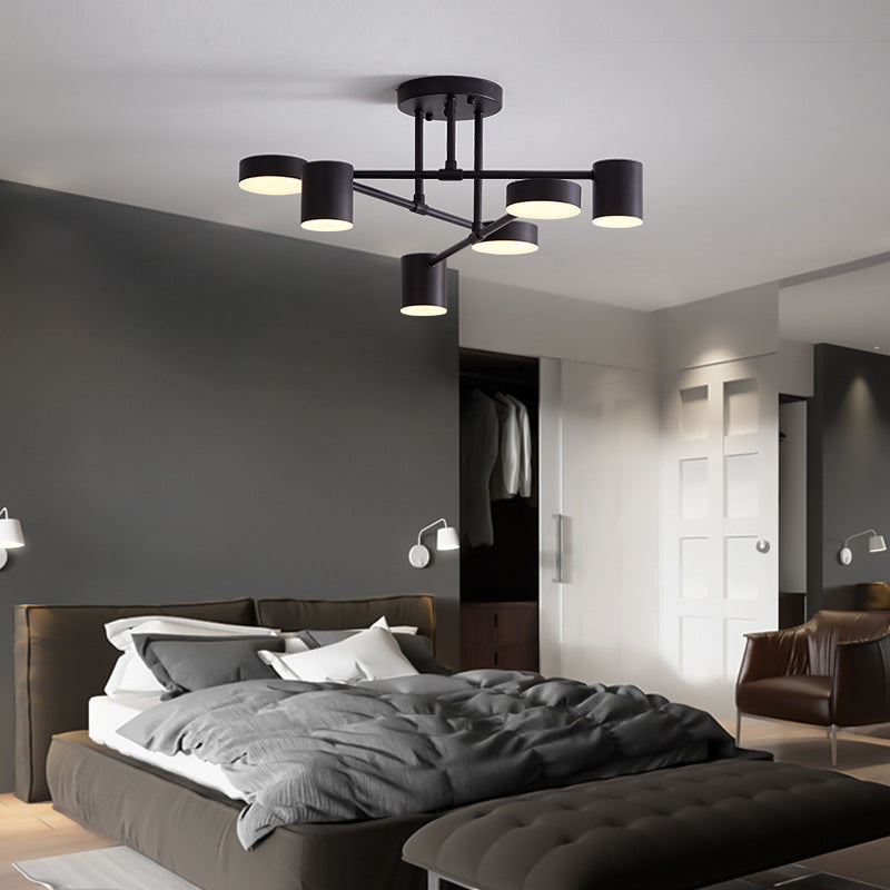 Astralux – Plafonnier circulaire moderne en noir et or
