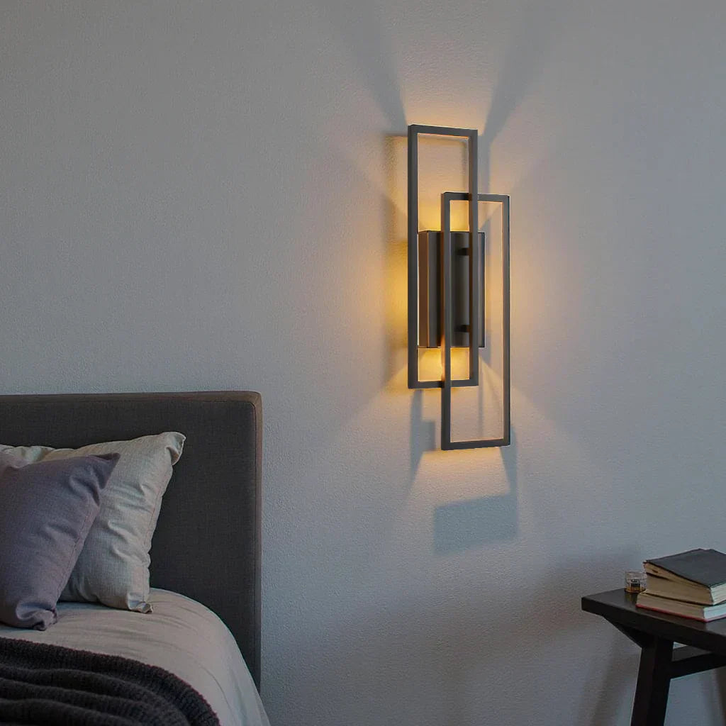 Virexo – Lampada da Parete LED Geometrica Rettangolare