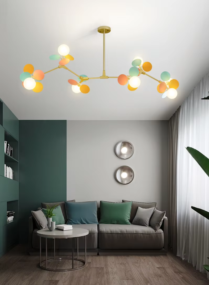 Sylvaniux – Lustre coloré en branches