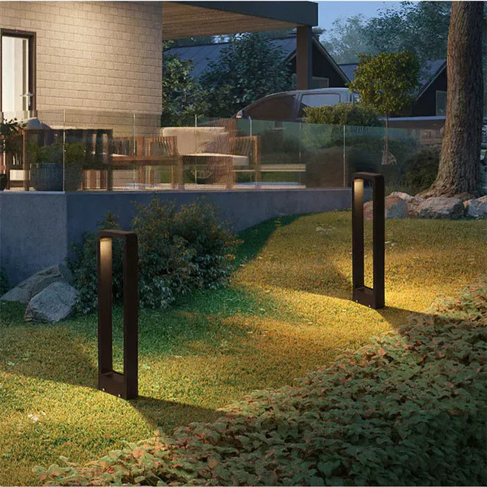 Scandinavian Round LED Outdoor Ground Lights Waterproof Pathway - Image 5