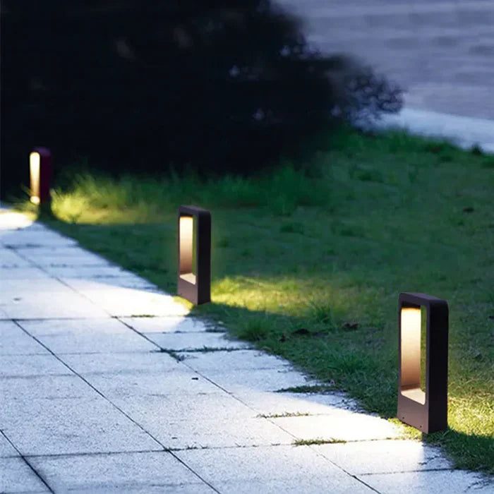 Scandinavian Round LED Outdoor Ground Lights Waterproof Pathway
