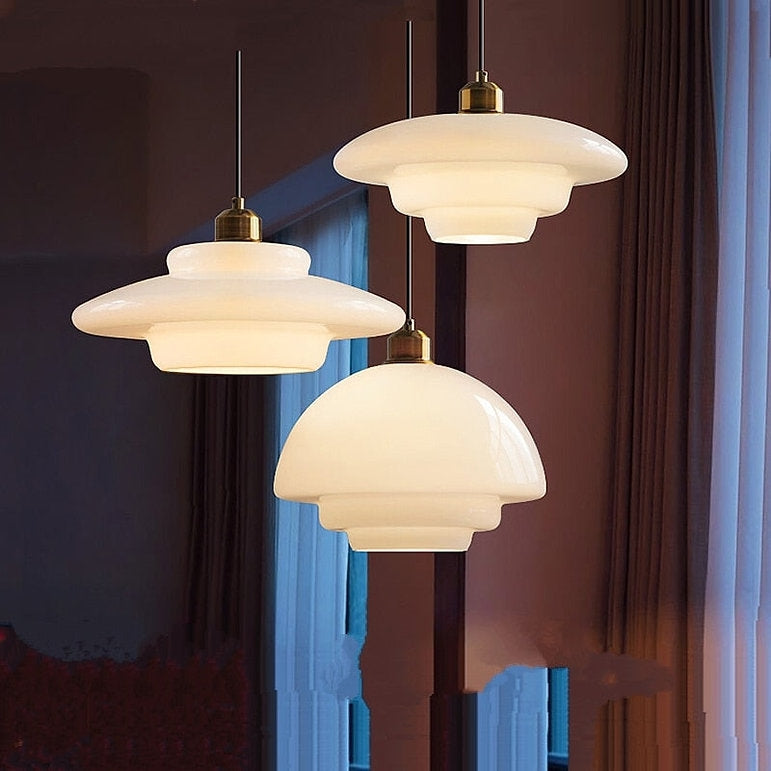 Lumioran - Lampada a sospensione in vetro minimalista nordica