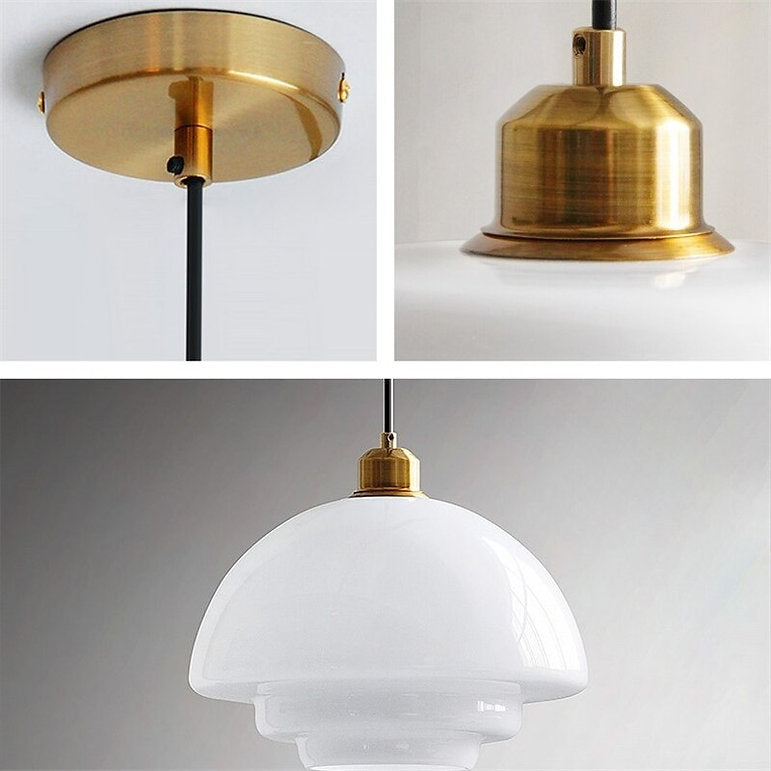 Lumioran - Lampada a sospensione in vetro minimalista nordica