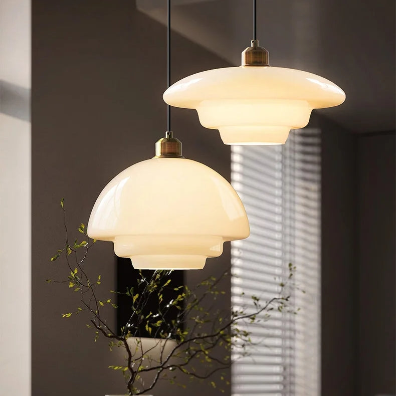 Lumioran - Lampada a sospensione in vetro minimalista nordica