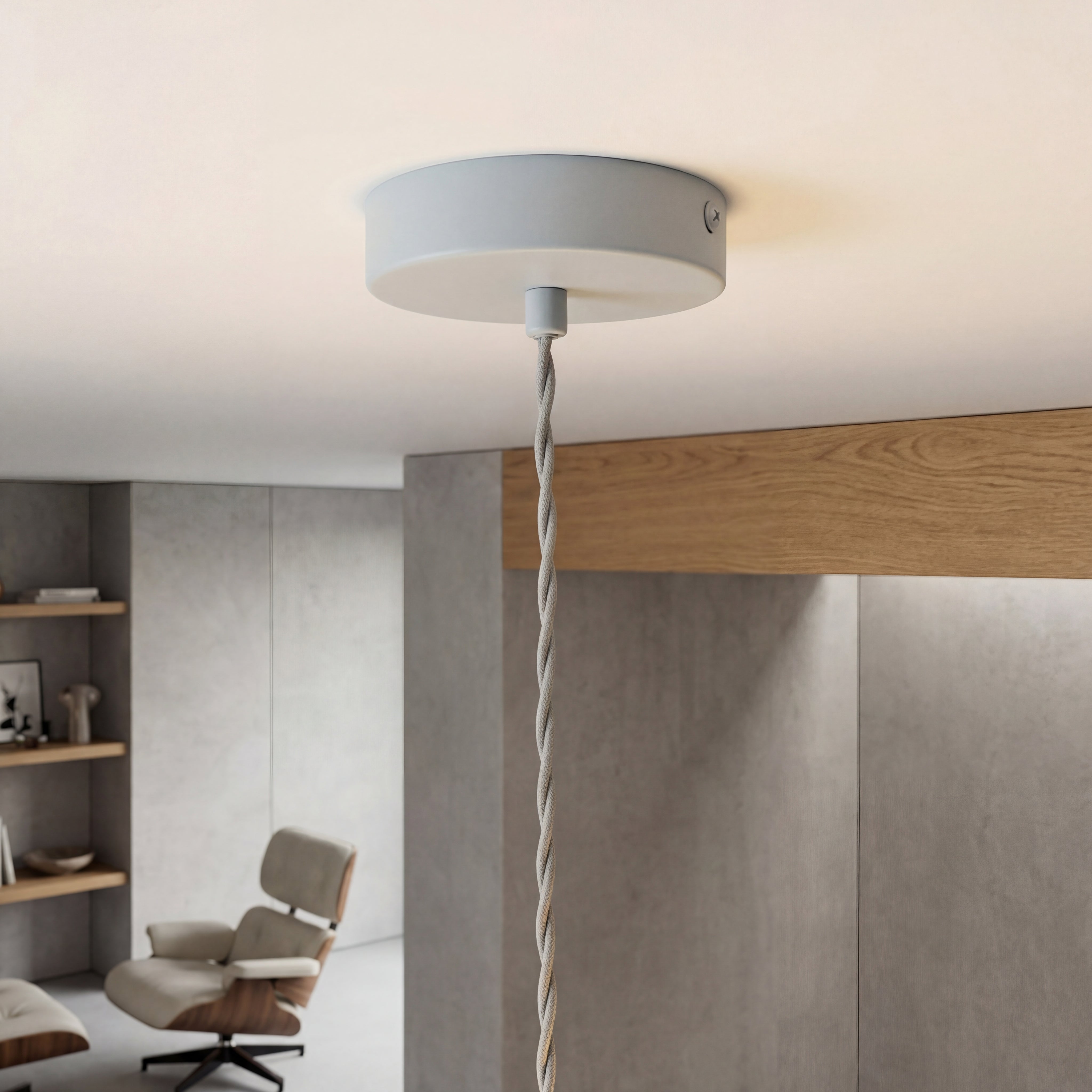 Celestian - Lampada a sospensione da soffitto floreale azzurro polvere vintage pastello