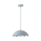 Celestian - Lampada a sospensione da soffitto floreale azzurro polvere vintage pastello