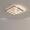 Noctyra – Plafonnier LED carré double 50 cm
