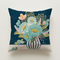 Brien - Housse de coussin artistique motif vase floral