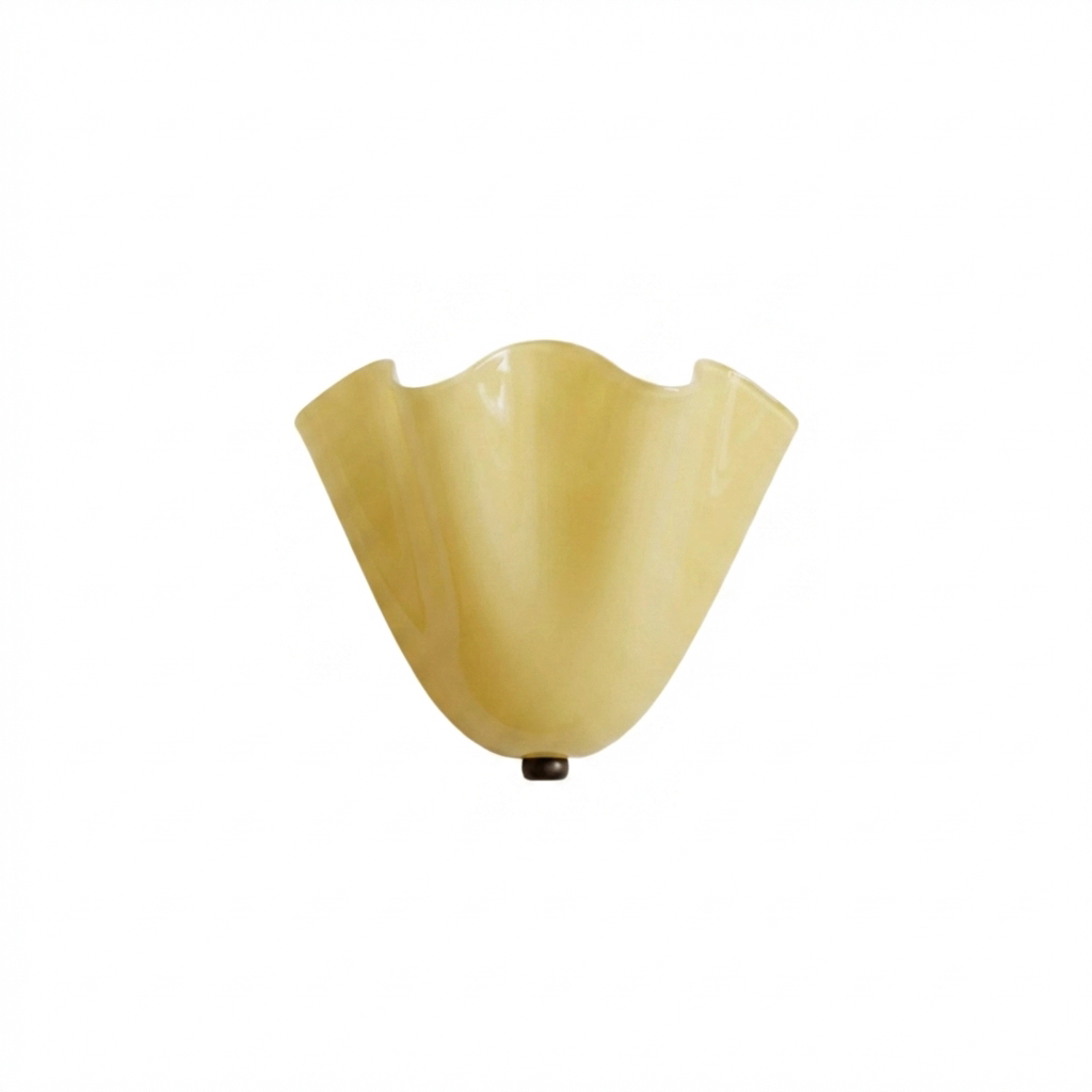 Stained Glass Shell Wall Sconce Art Deco LED