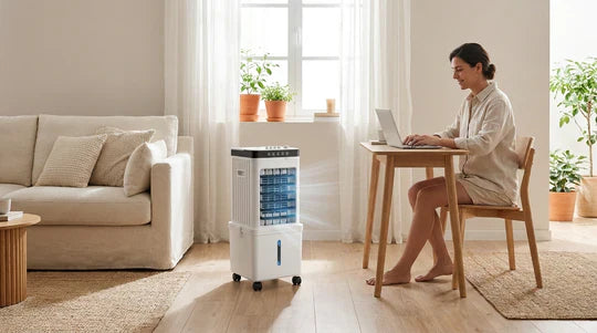 3 in 1 Portable Evaporative Air Cooler Humidifier Purifier - Image 4