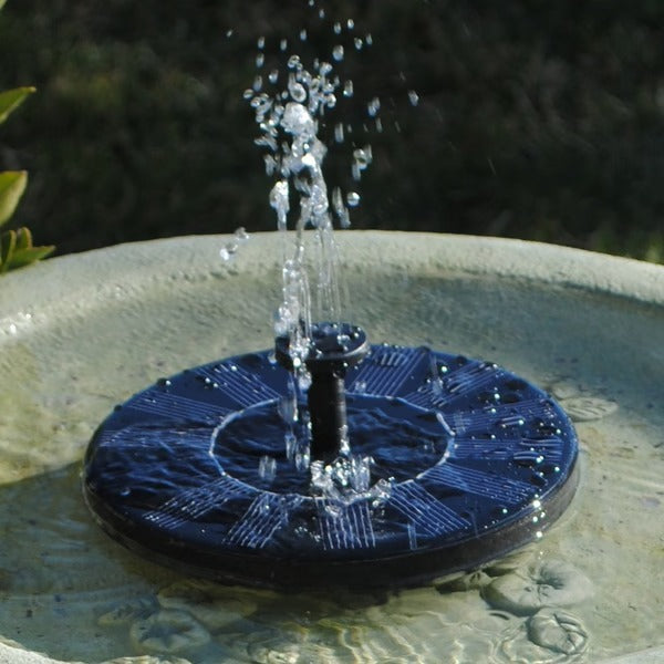 Floating Solar Fountain Pump Garden Water Feature - Image 3