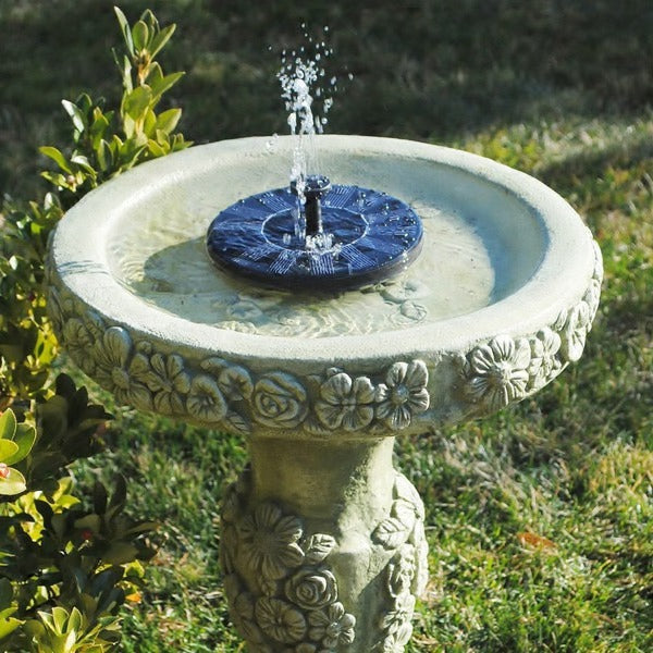Floating Solar Fountain Pump Garden Water Feature