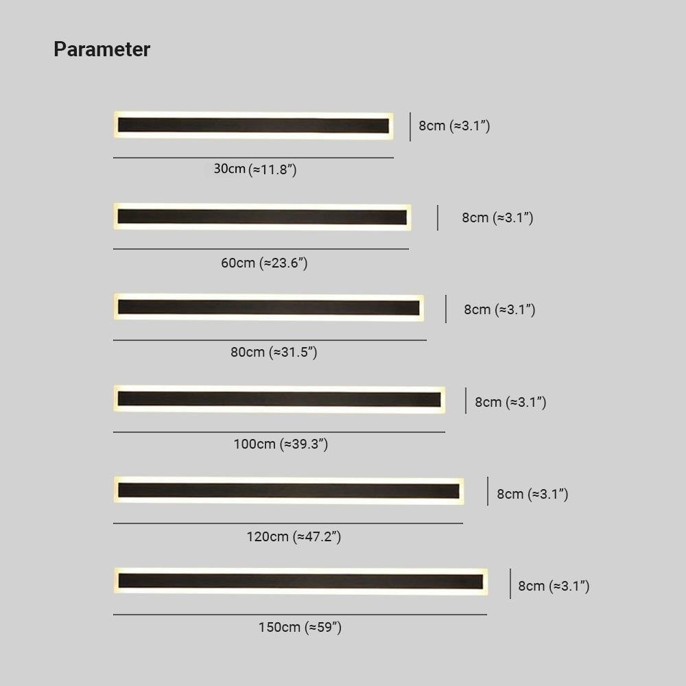 Ameran – Applique murale extérieure LED moderne en métal noir pour jardin balcon