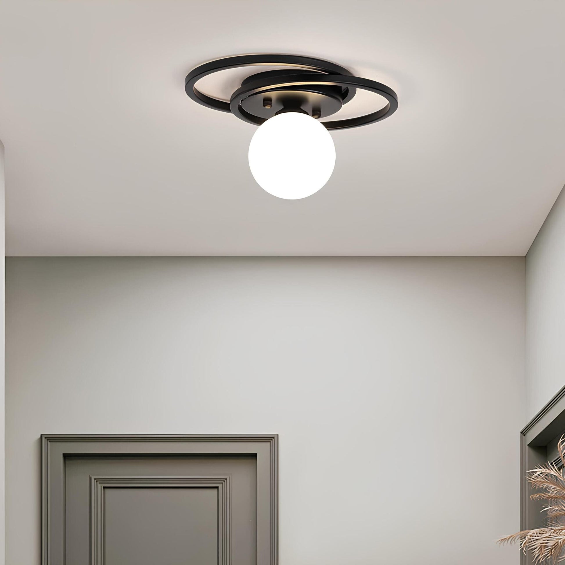 Spherical Metal Ceiling Lamp LED Dimmable - Image 4