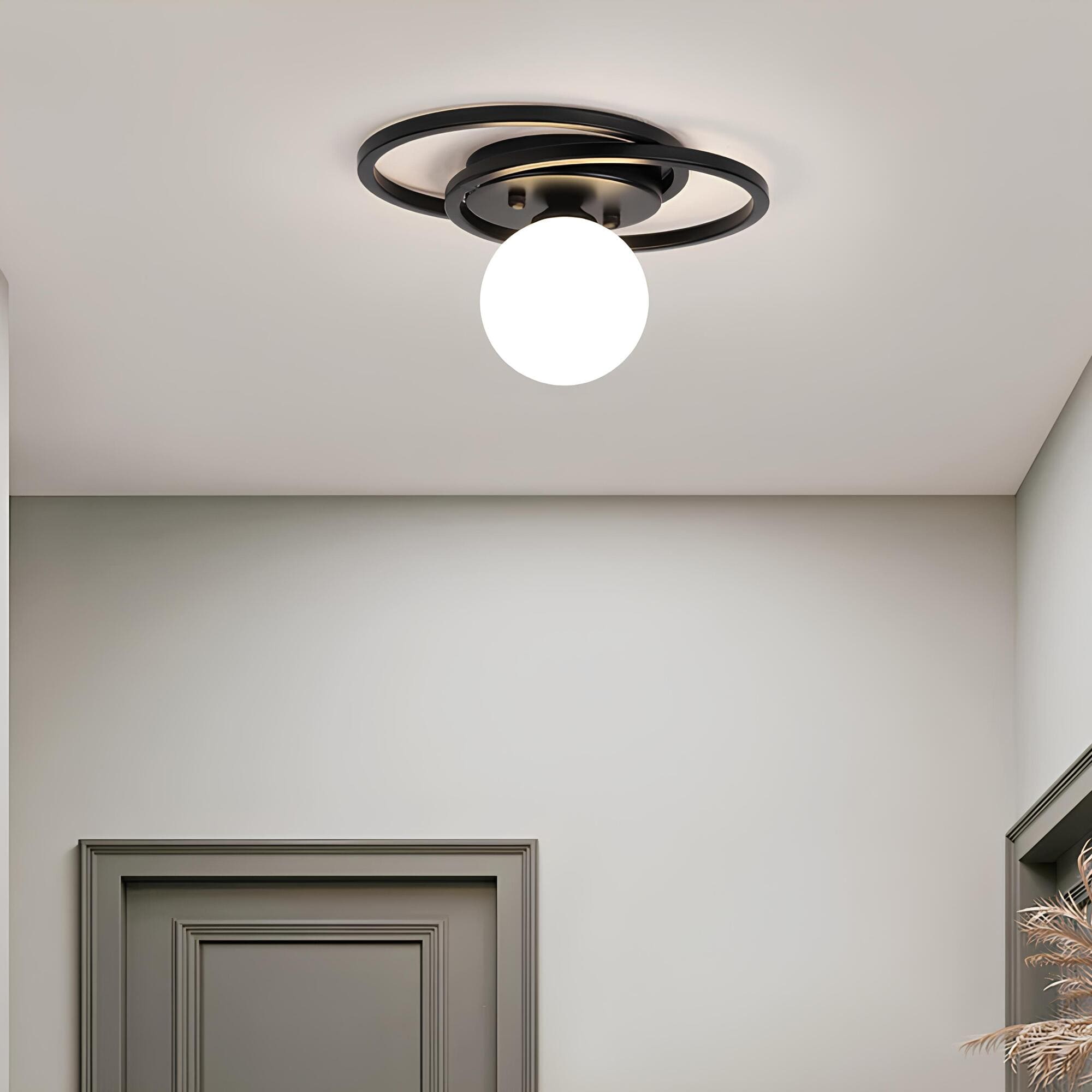 Spherical Metal Ceiling Lamp LED Dimmable - Image 4