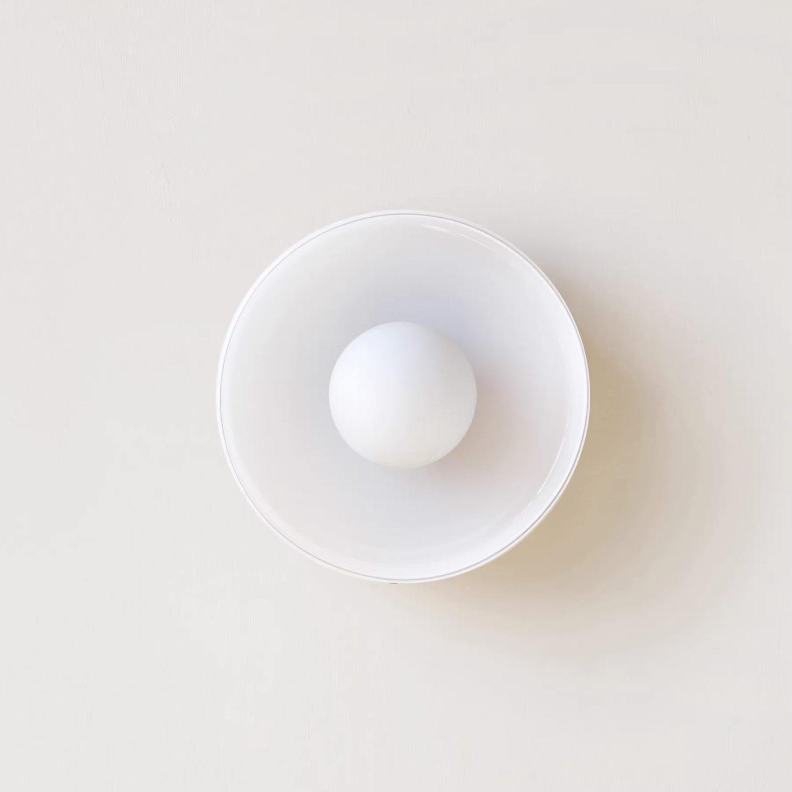 Levara - Lampada da soffitto rotonda moderna con paralume in vetro
