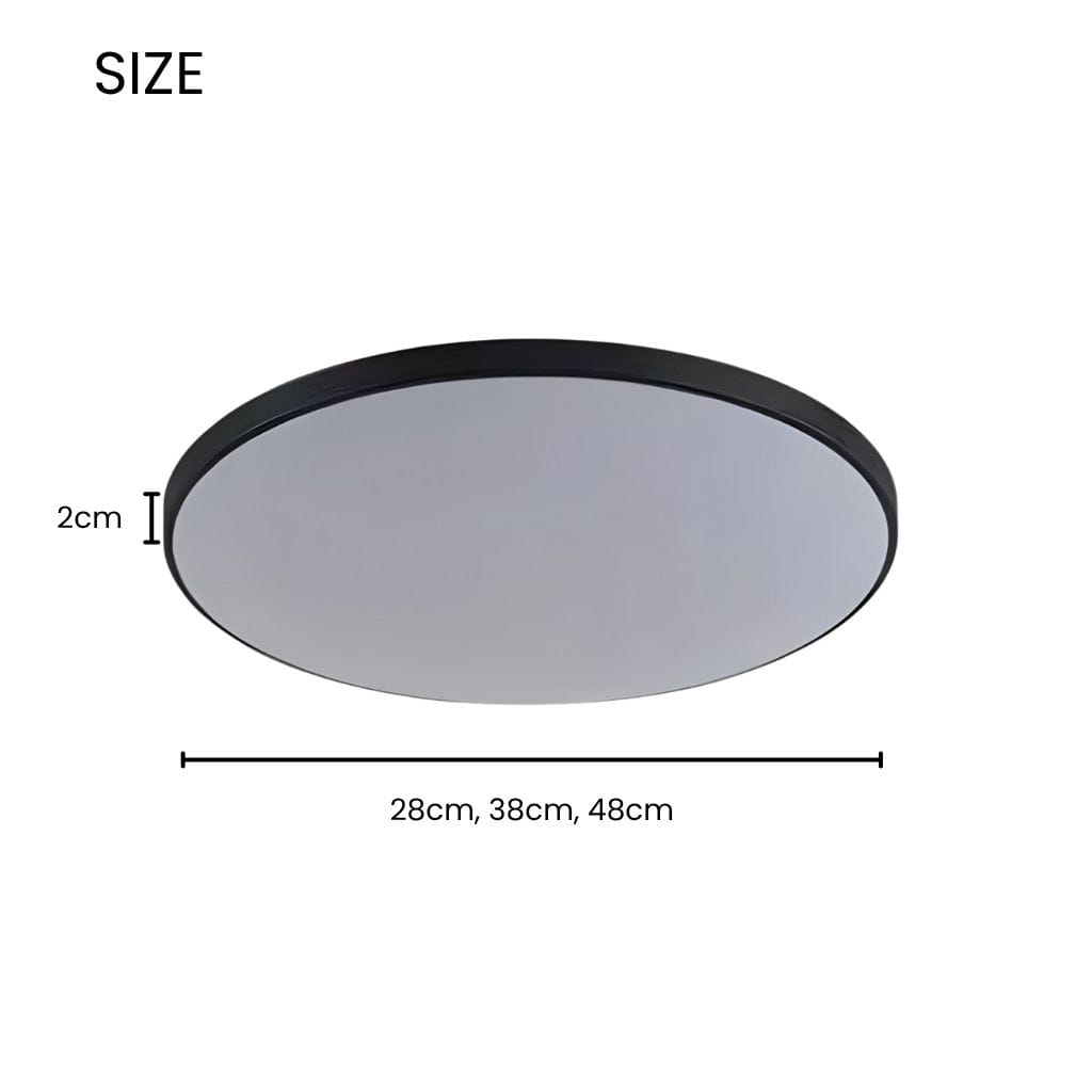 Corlune – Modern Round Flush Mount Ceiling Light