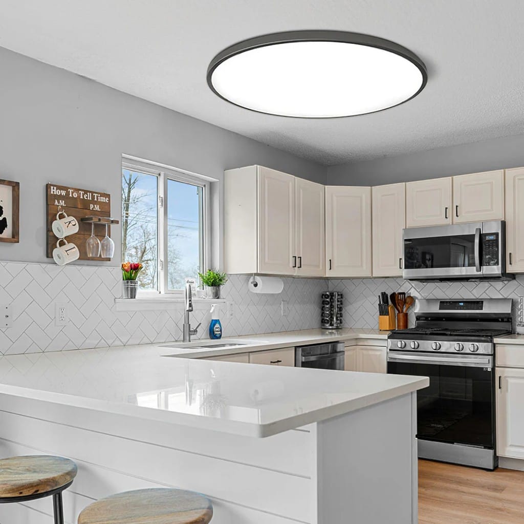 Corlune – Modern Round Flush Mount Ceiling Light