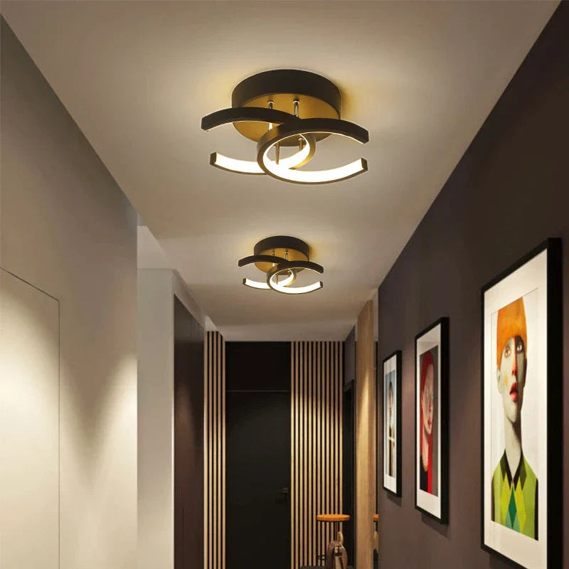 Round Flush Mount Modern LED Ceiling Light Low Profile