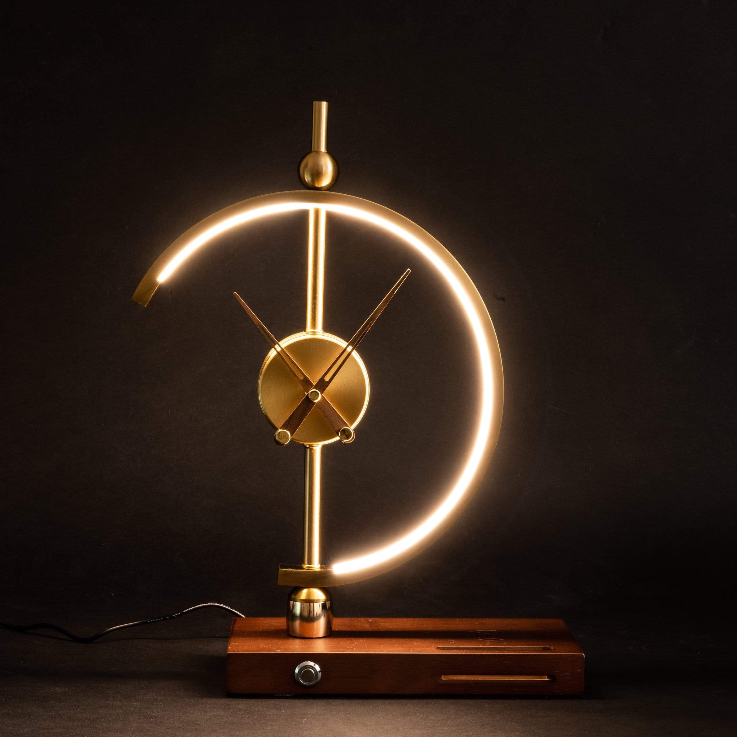 Navora – Lampe horloge sans fil avec chargeur