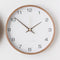 Reloj de pared redondo de madera de estilo escandinavo, silencioso y sin tic-tac