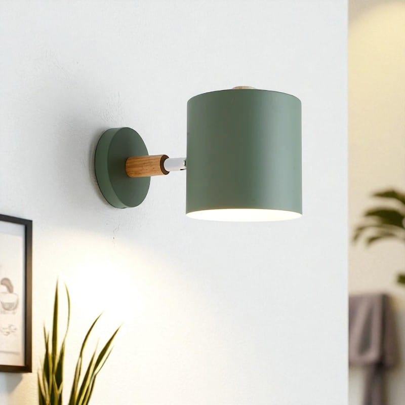 Novane – Adjustable Wood Metal Wall Sconce Lamp