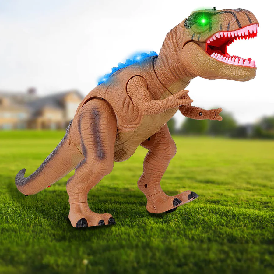 RC T-Rex Walking Roaring Remote Control Dinosaur Toy Light Up - Image 2