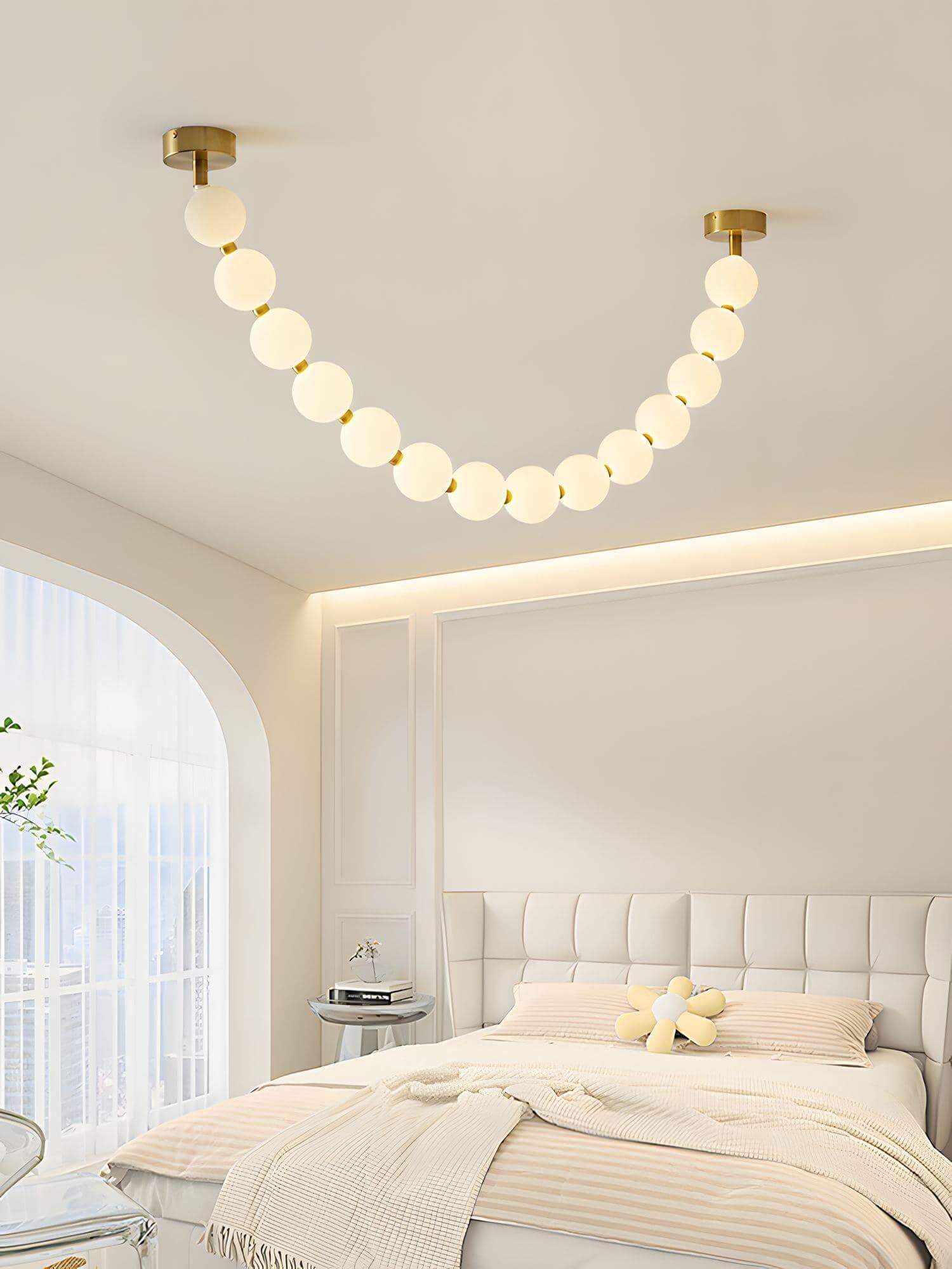 Ploura - Lampadario a perle