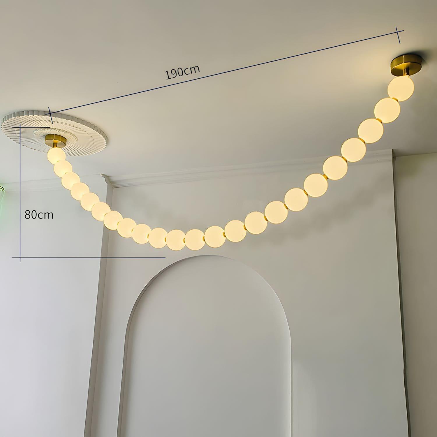 Ploura - Lampadario a perle