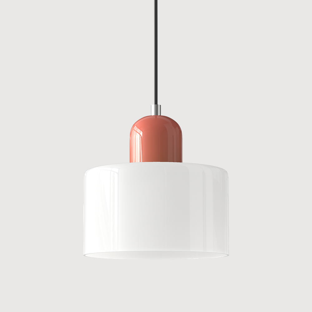 Niora – Lampada a sospensione cilindrica in vetro