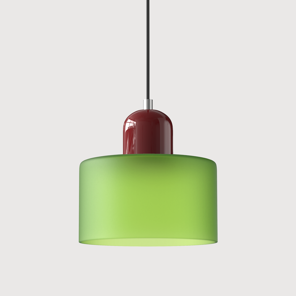 Niora – Lampada a sospensione cilindrica in vetro