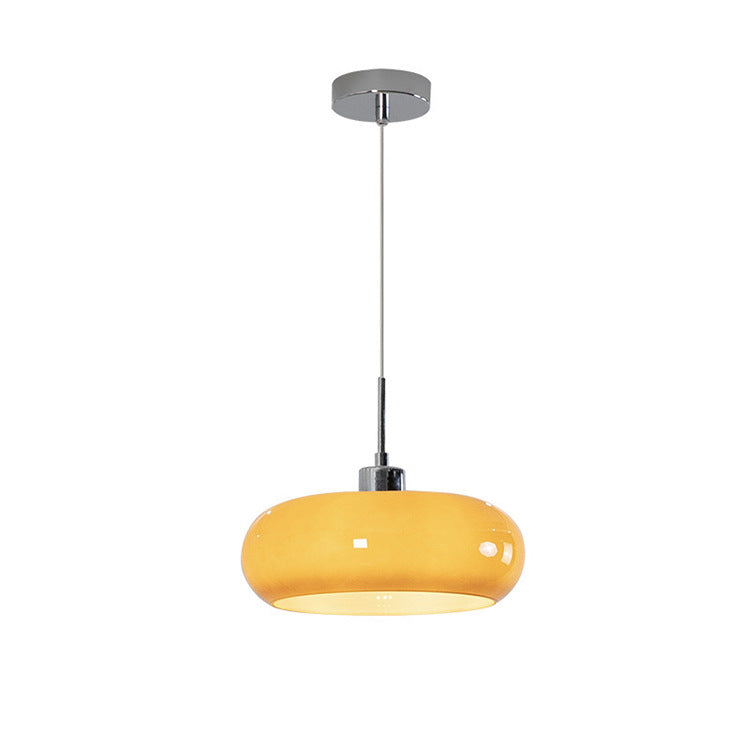 Brayne - Suspension ronde en verre style Bauhaus  