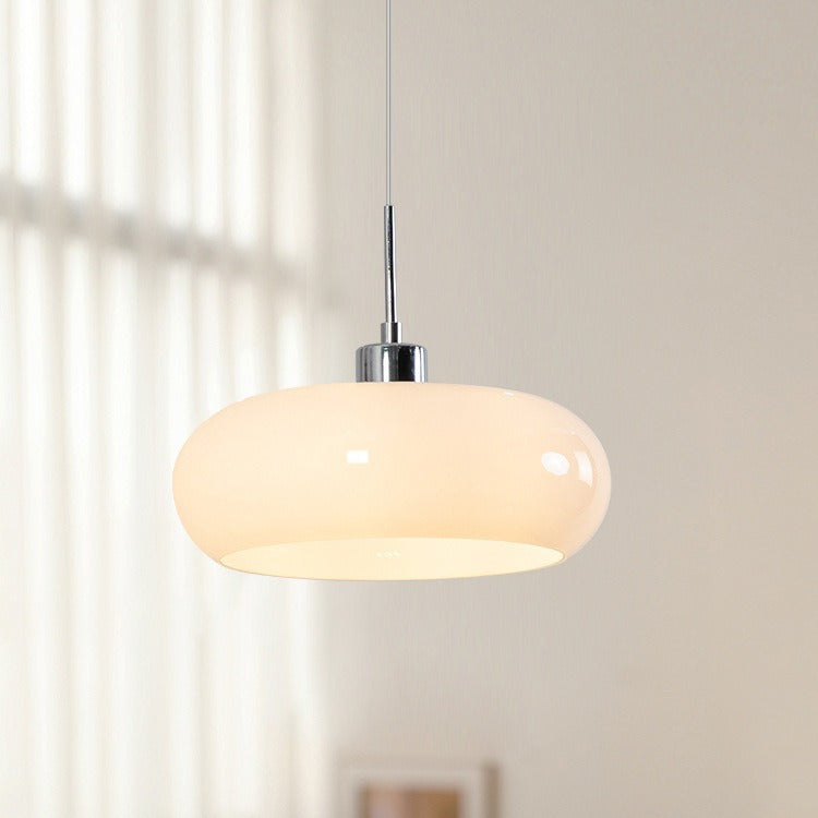Brayne - Suspension ronde en verre style Bauhaus  