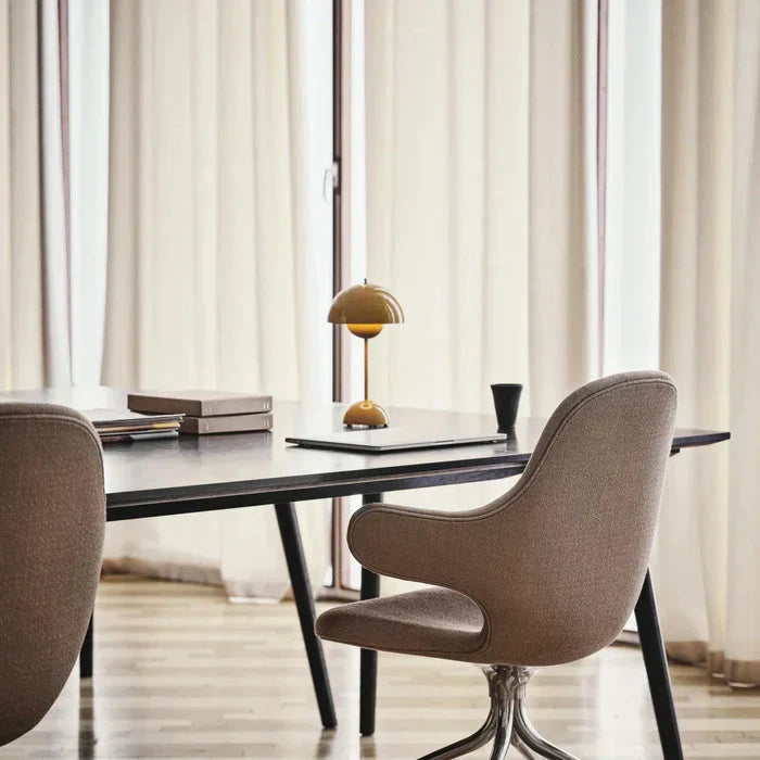 Modern Round Wireless Table Lamp Dimmable Rechargeable LED - Image 4
