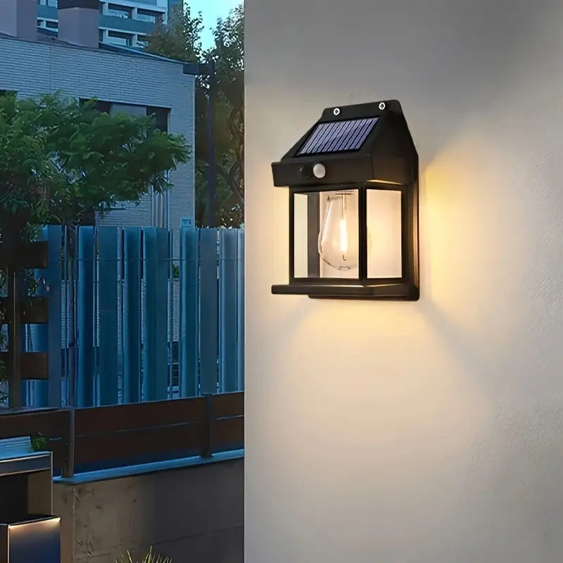 Solvionn - Lampada da Parete Esterna con Sensore di Movimento Illuminazione Notturna