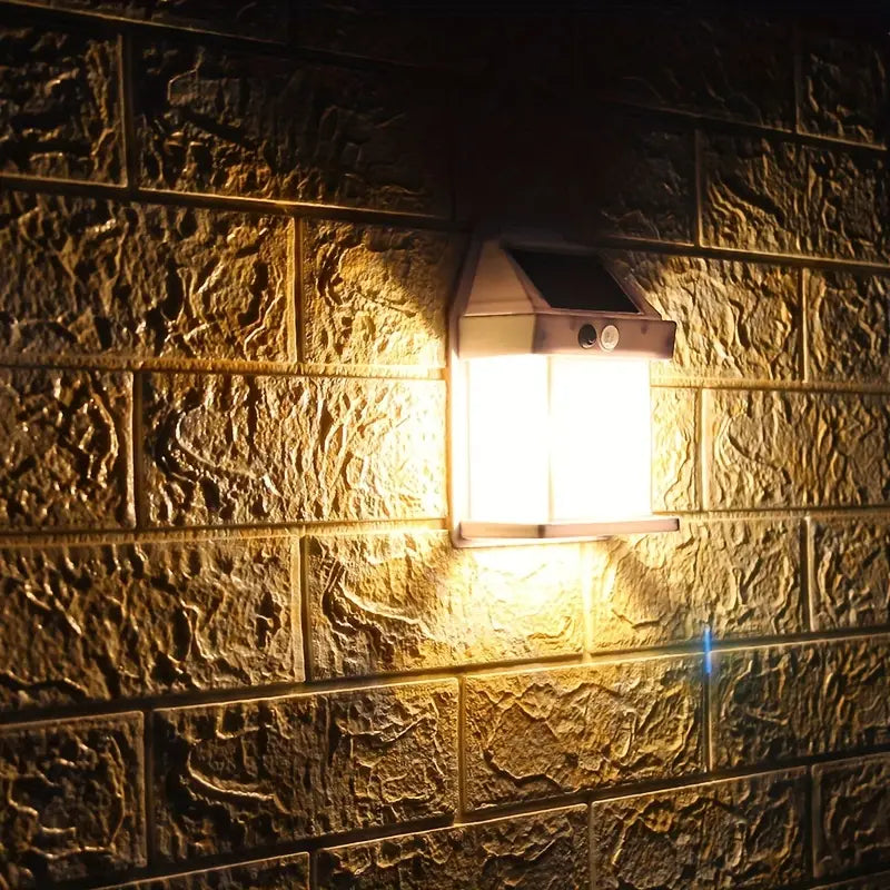 Solvionn - Lampada da Parete Esterna con Sensore di Movimento Illuminazione Notturna
