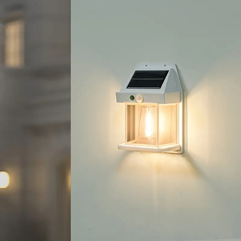 Solvionn - Lampada da Parete Esterna con Sensore di Movimento Illuminazione Notturna