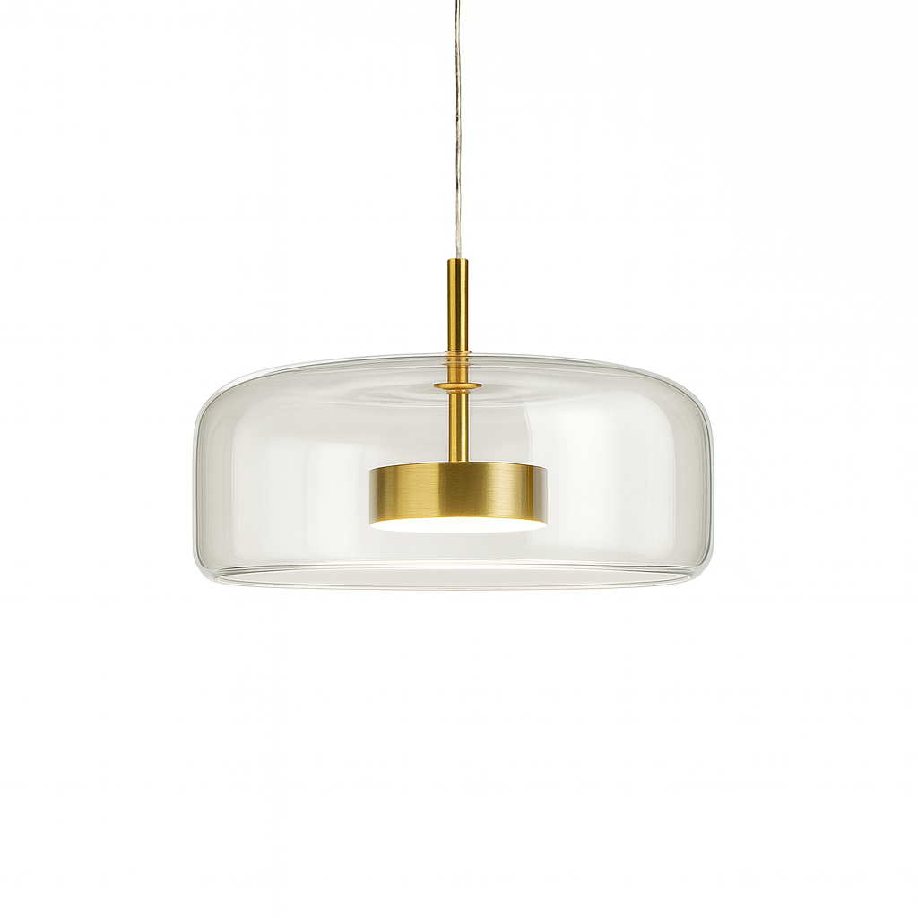 Ceyra – Suspension LED salle à manger verre vintage