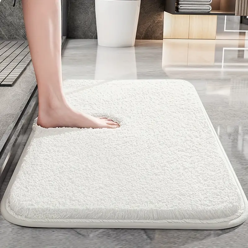 Velurique - Tapis de bain absorption rapide antidérapant confortable
